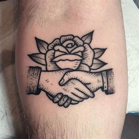 hands shaking tattoo